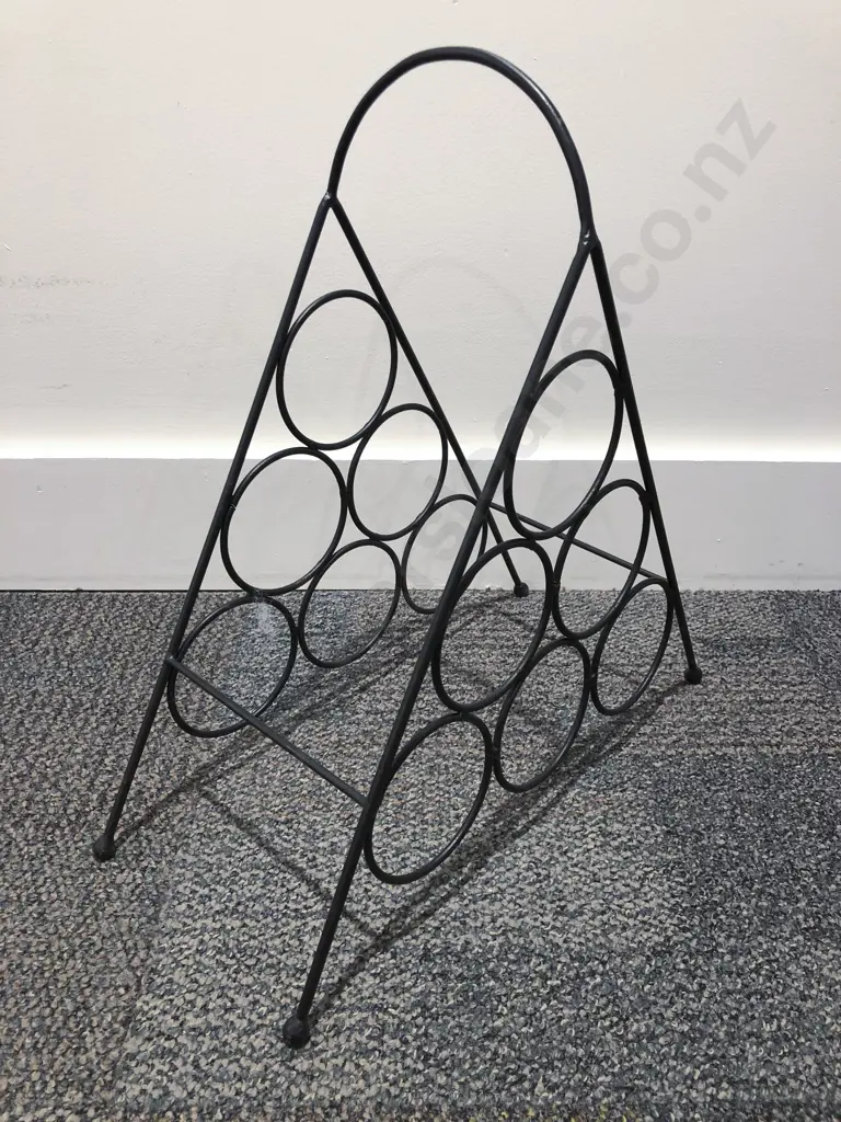 Small Six Bottle Wine Rack Image 1++