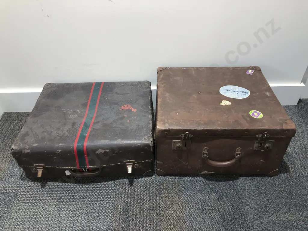 Two Vintage Suitcases Image 1++