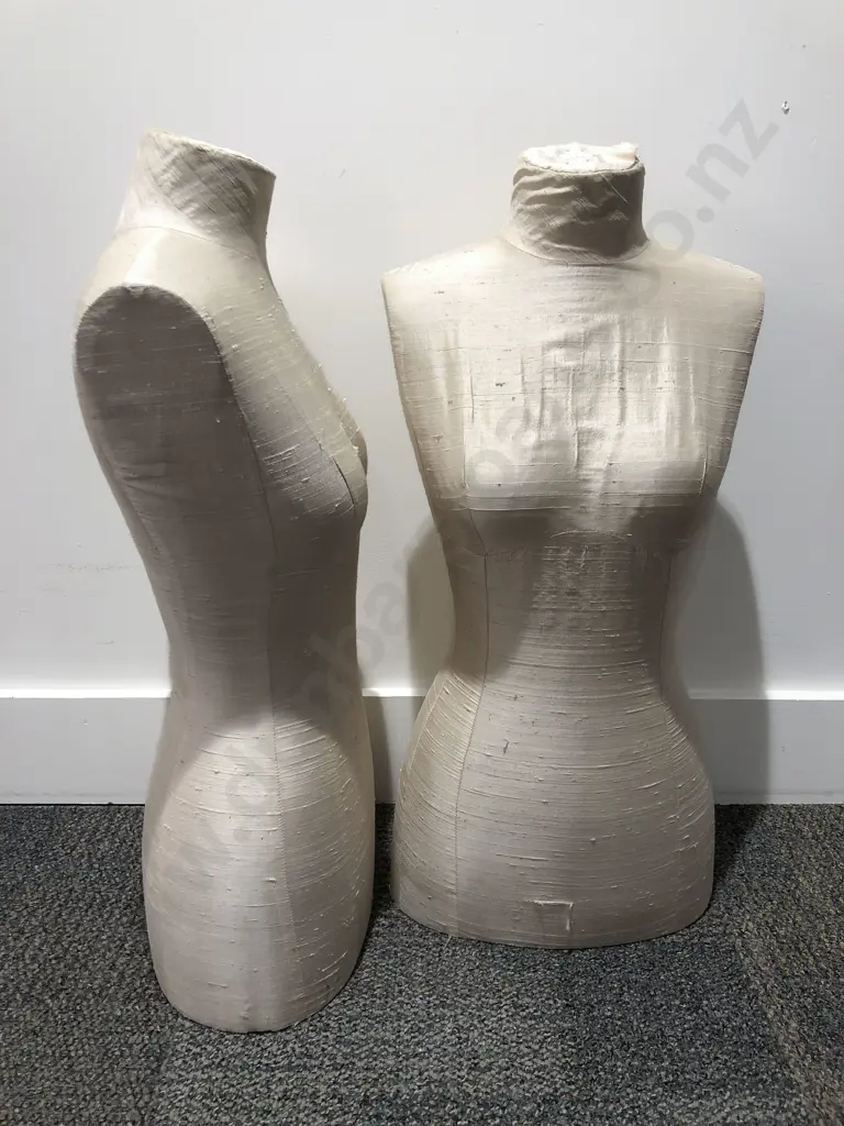 Pair of Dressmaker Half Mannequins Image 1++