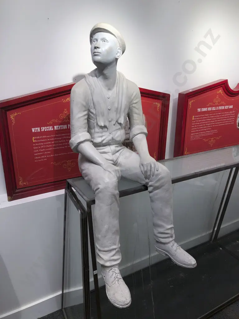 Fibre Glass Seated Colonial Figure Image 1++