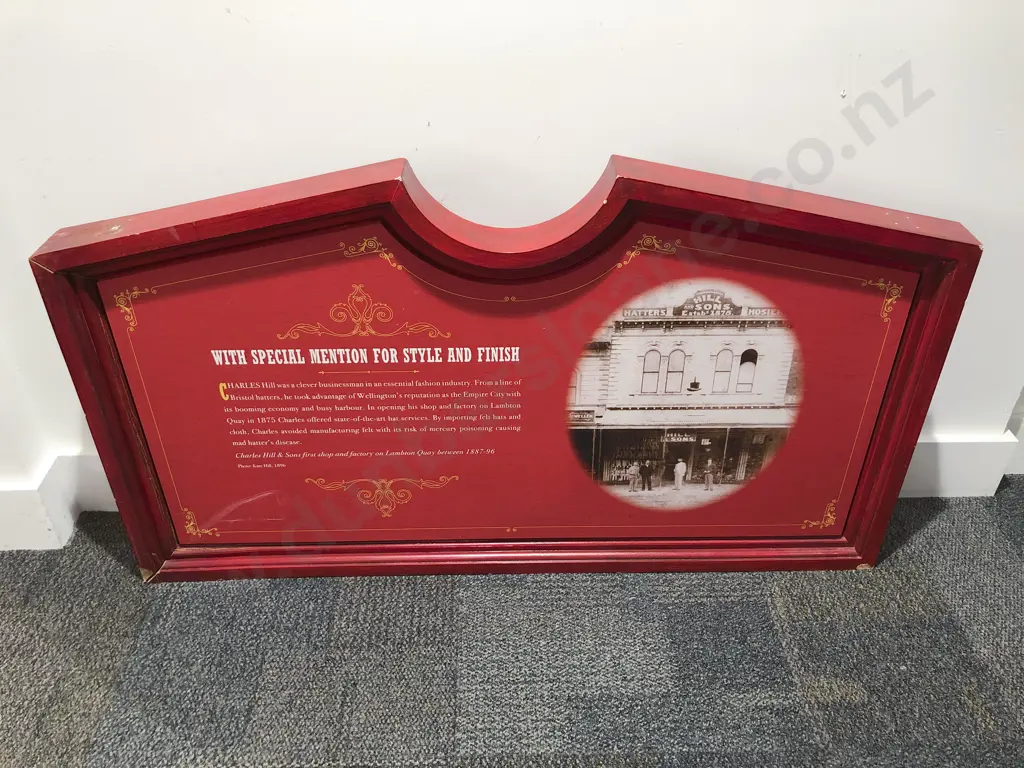 Two Museum Informational Signs Image 1++