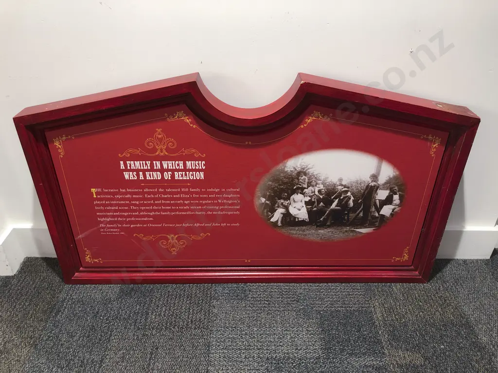 Two Museum Informational Signs Image 1++