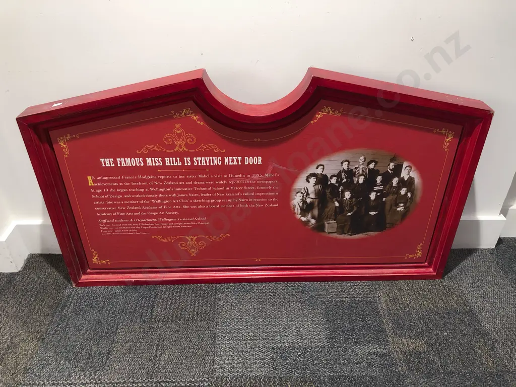 Two Museum Informational Signs Image 1++