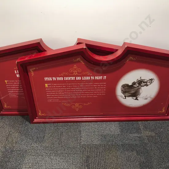 Two Museum Informational Signs