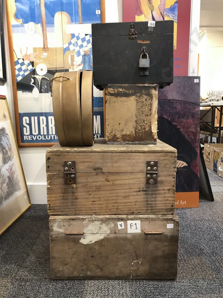 Two Storage Containers with Hat Box and Others Image 1++