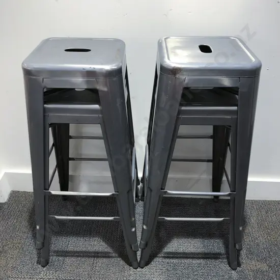 Four Stacking Bar Stools