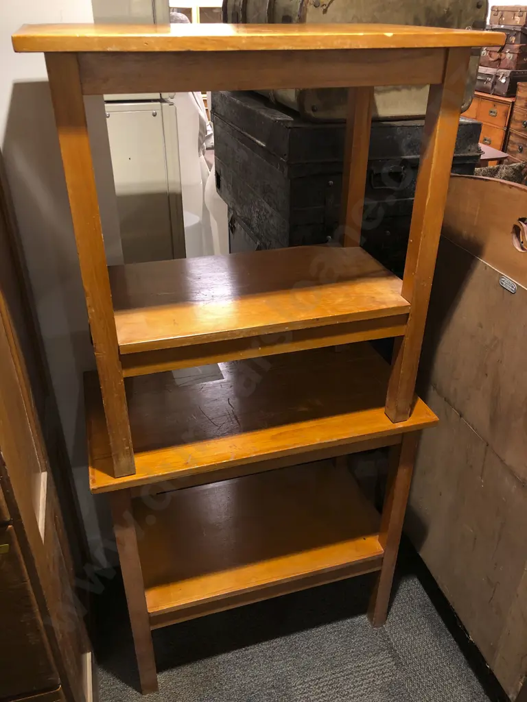 Pair of Two Tier Side Tables Image 1++