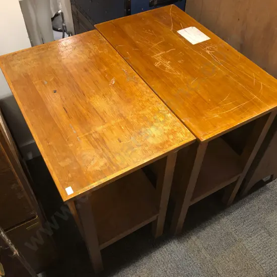 Pair of Two Tier Side Tables