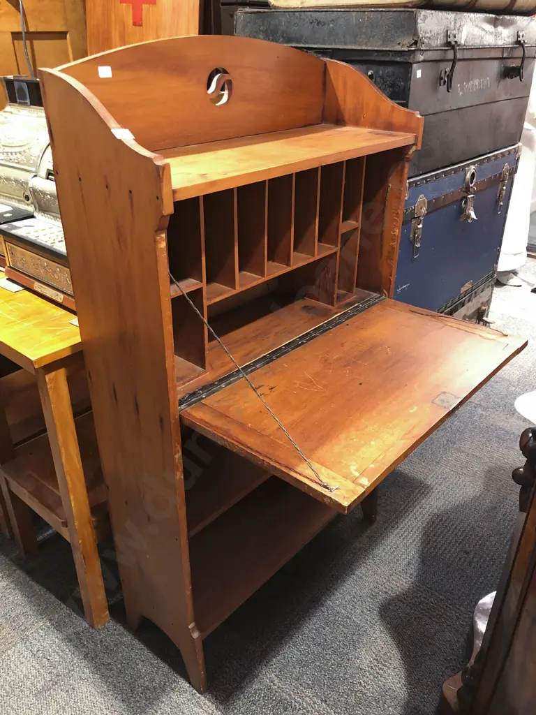 Manley & Towers Made Bookcase Writing Bureau Image 1++