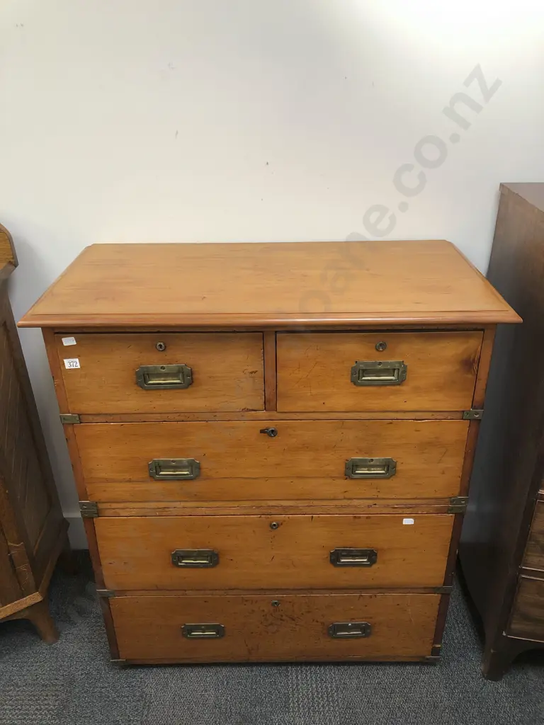 Colonial Campaign 2 Stage Chest of Drawers Image 1++