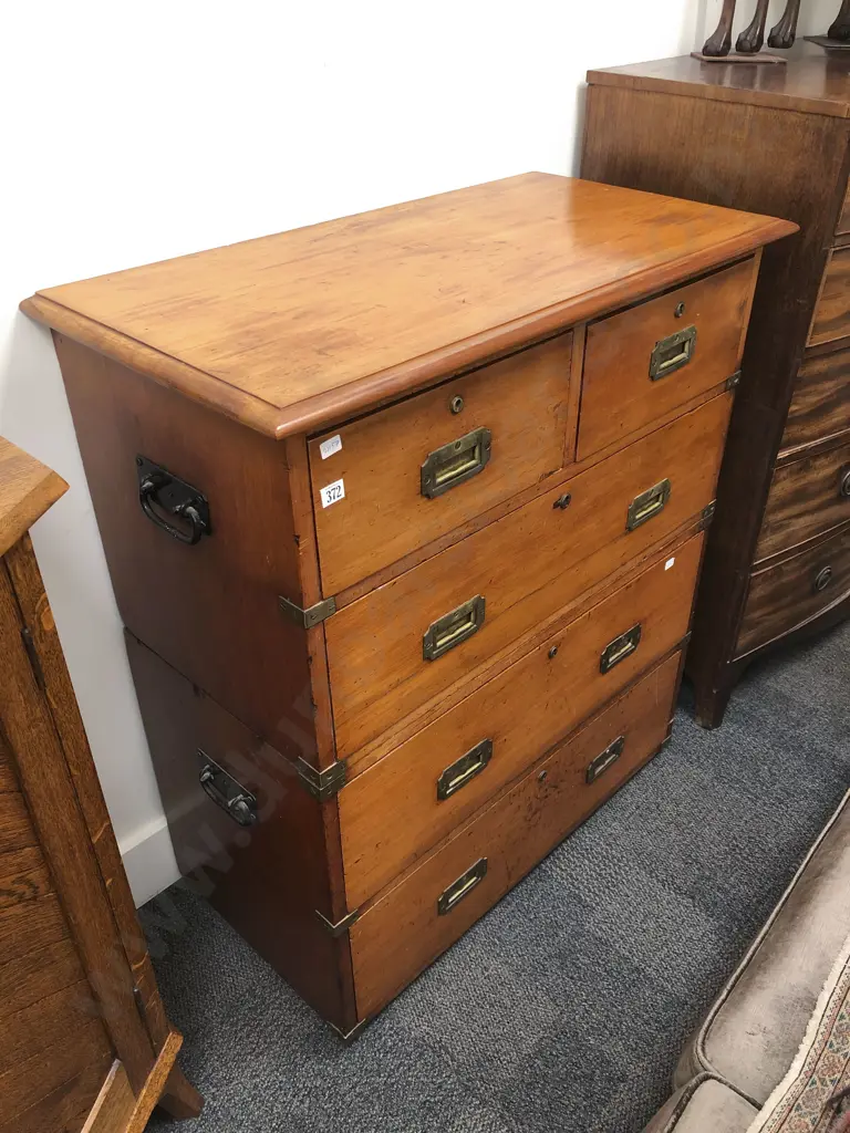 Colonial Campaign 2 Stage Chest of Drawers Image 1++