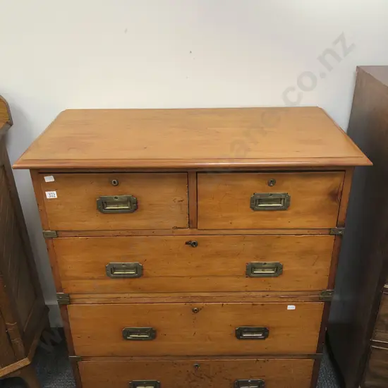 Colonial Campaign 2 Stage Chest of Drawers