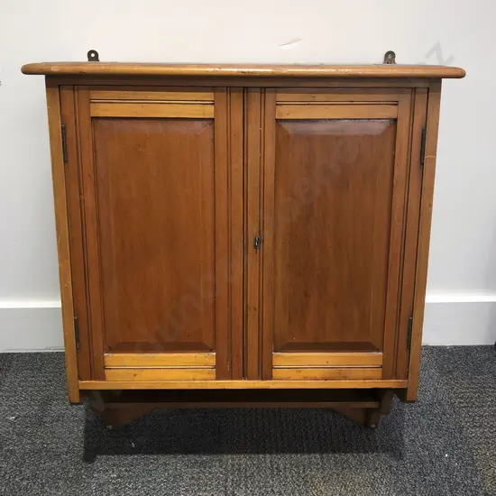 Kauri Wall-Hanging Cabinet with Pigeon Hole Interior