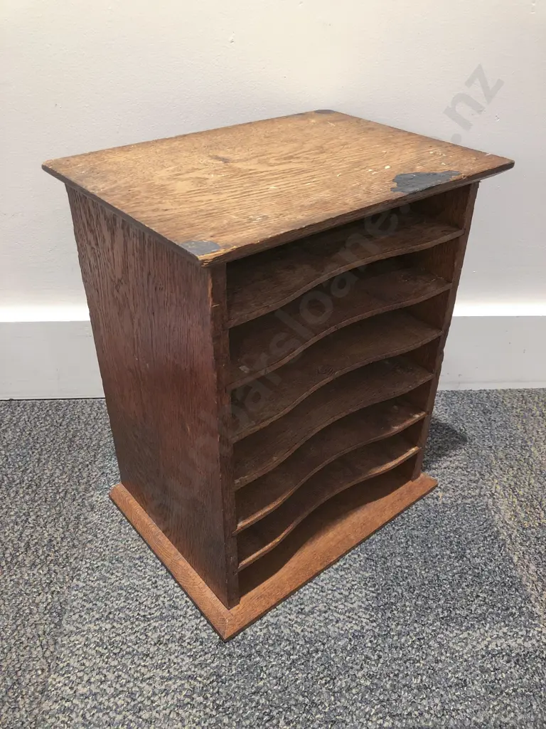 Oak Letter Organiser Image 1++