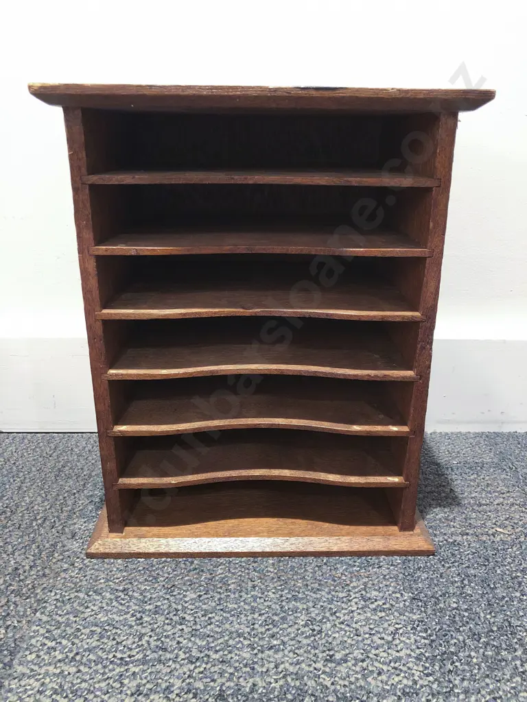 Oak Letter Organiser Image 1++