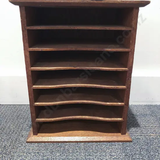 Oak Letter Organiser