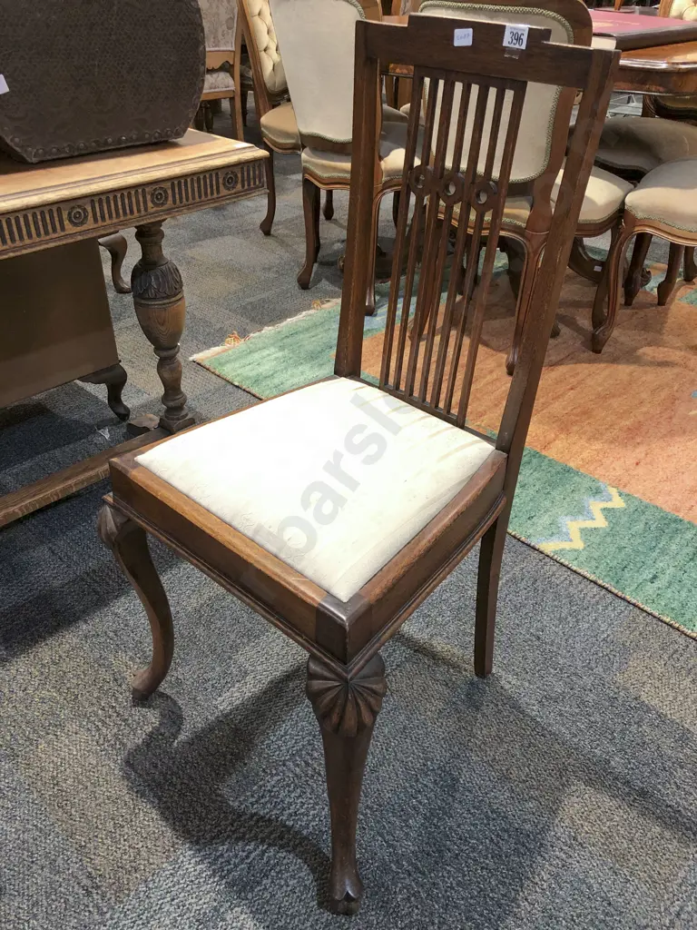 Oak Art Deco Single Chair Image 1++