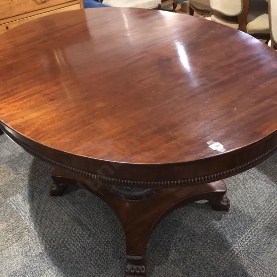 William IV Oval Mahogany Dining Table