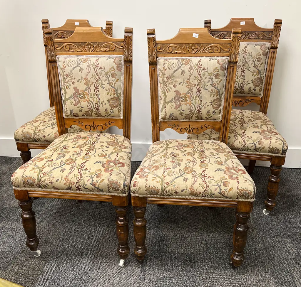 Harlequin Set of Six Kauri Dining Chairs Image 1++