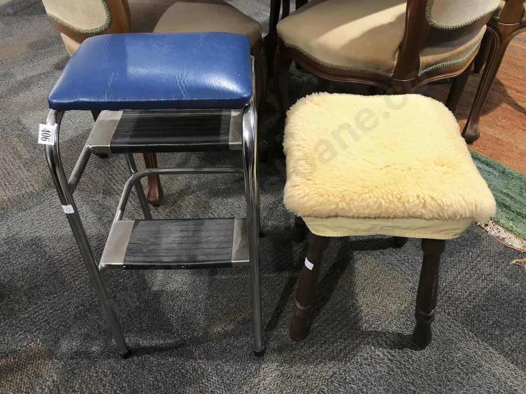 Kitchen Ladder Stool Together with Other Stool Image 1++