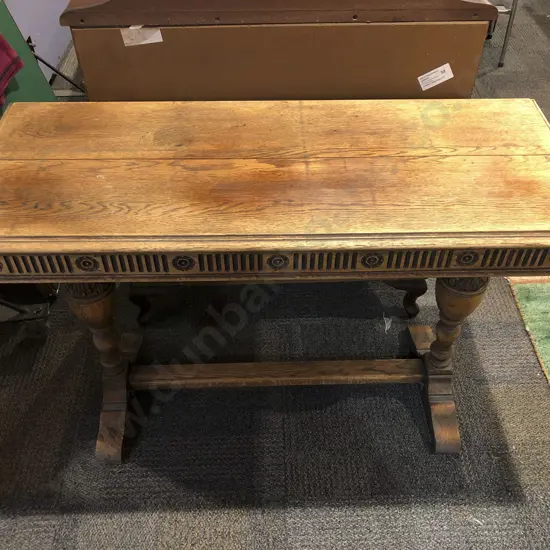 Oak Rectangular Hall Table