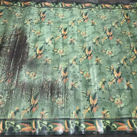 Large Art Deco Lino Cutting From (af)