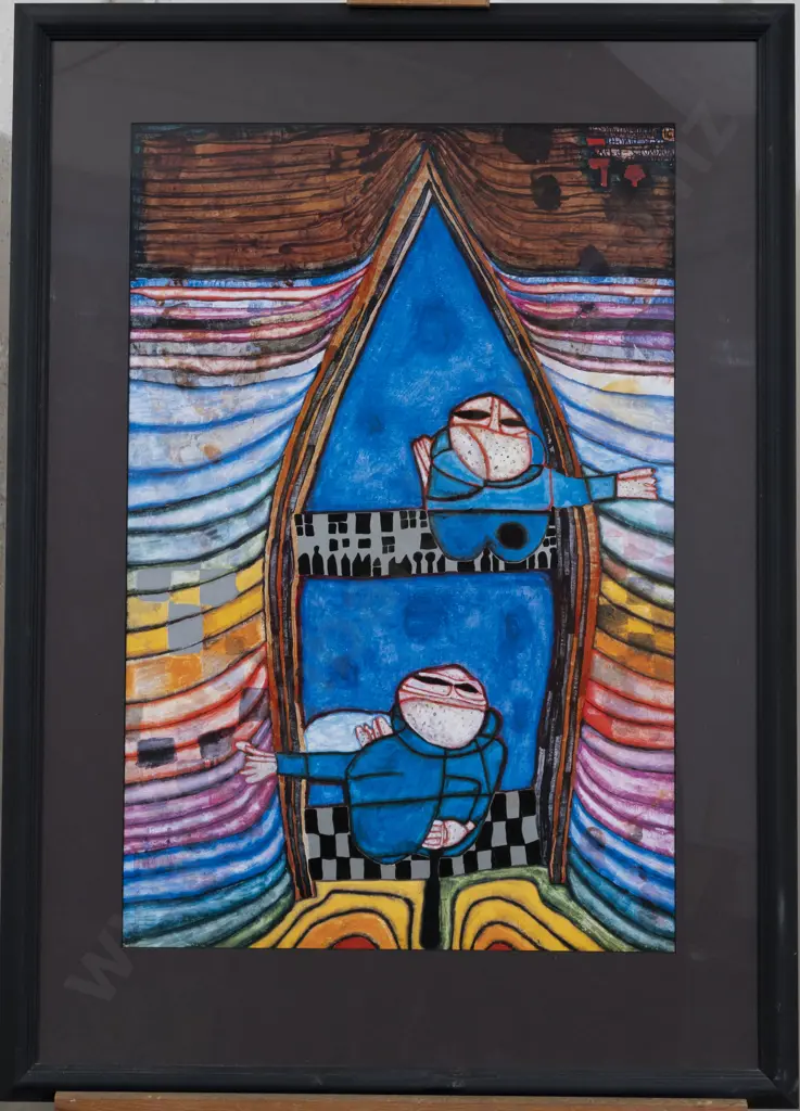 Hundertwasser (1928 - 2000) - Tender Dinghi Image 1++