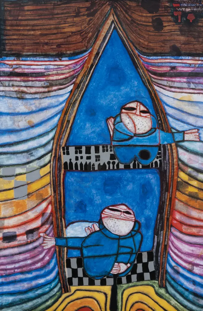 Hundertwasser (1928 - 2000) - Tender Dinghi Image 1++