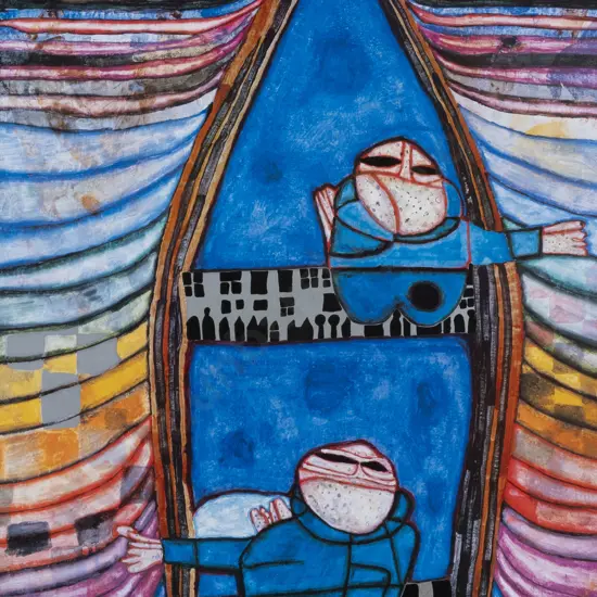 Hundertwasser (1928 - 2000) - Tender Dinghi