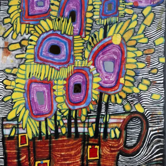 Hundertwasser (1928-2000) - Hommage A Van Gogh