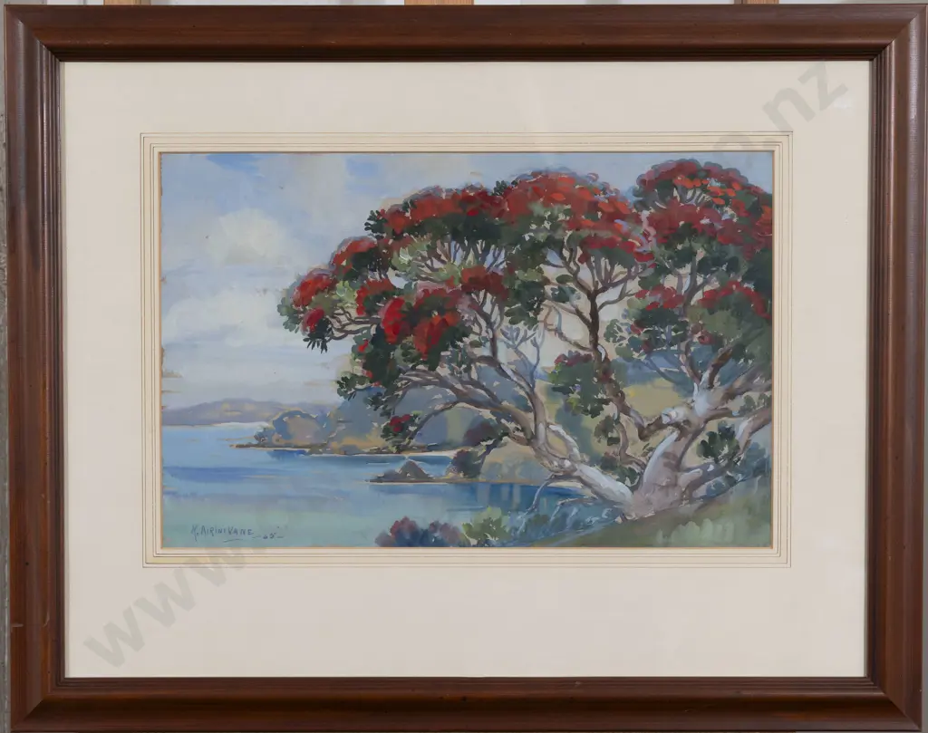 Kathleen Airini Vane (1891 - 1965) - Pohutakawa Image 1++