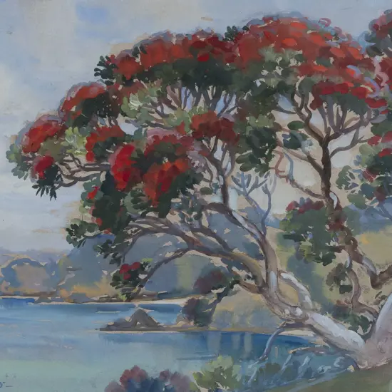 Kathleen Airini Vane (1891 - 1965) - Pohutakawa