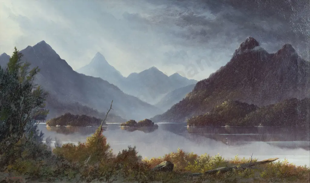 Henry William Kirkwood (1854 - 1925) - River Landscape Image 1++