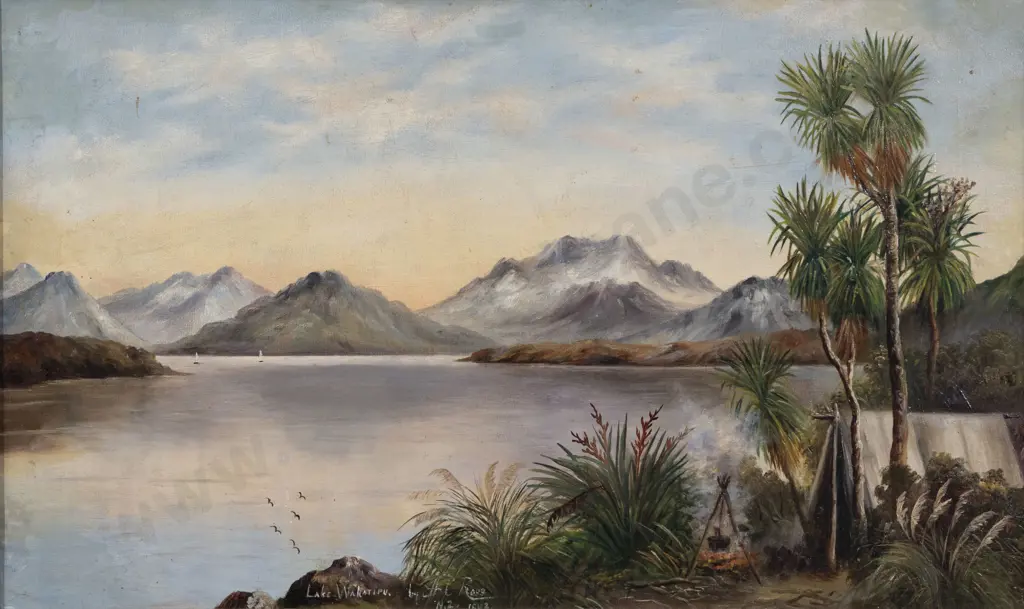 H C Ross - Lake Wakatipu Image 1++