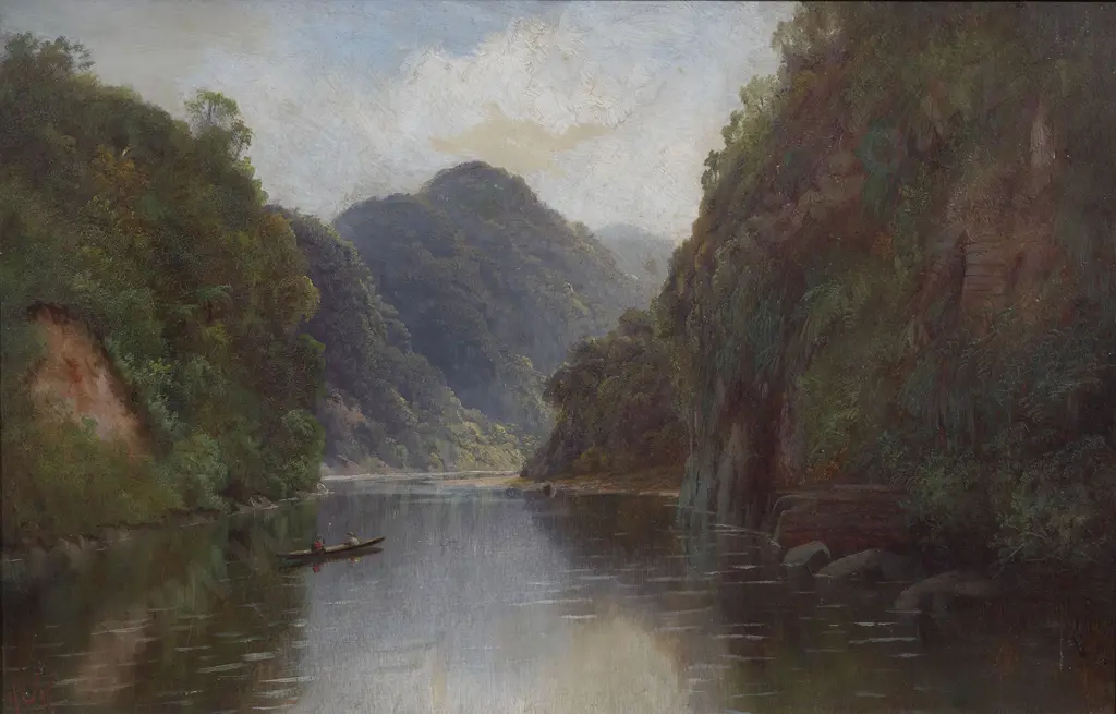 Henry William Kirkwood (1854 - 1925) - Whanganui River Image 1++