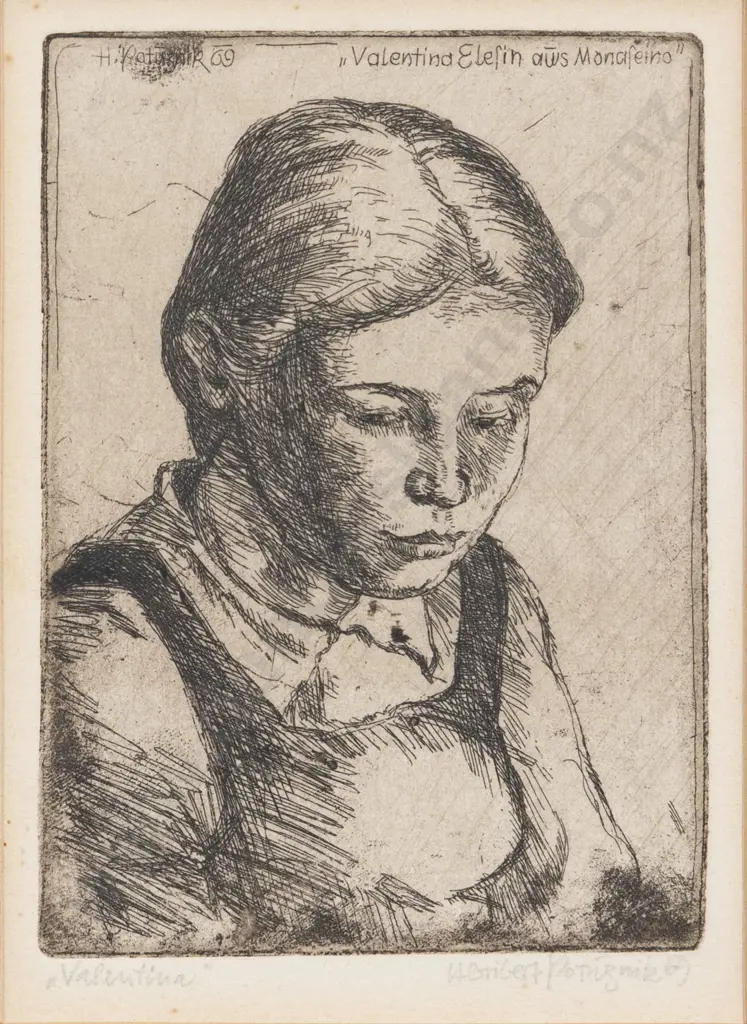 Heribert Potuznik (Austrian 1910 - 1984) - Valentina Image 1++