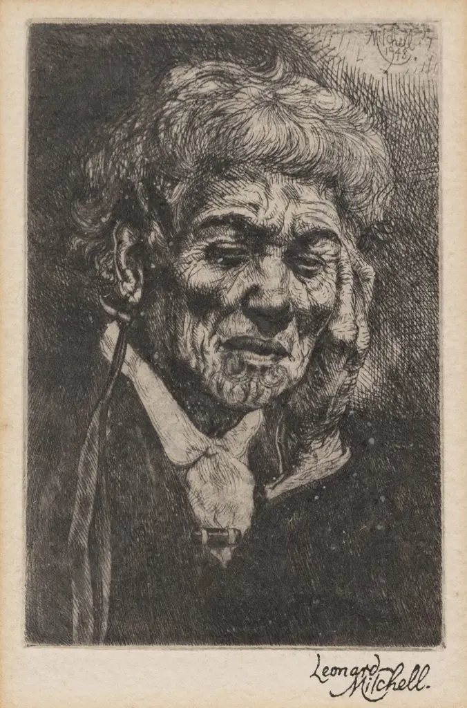 Leonard Mitchell (1925 - 1980) - Otaki Maori Woman Image 1++