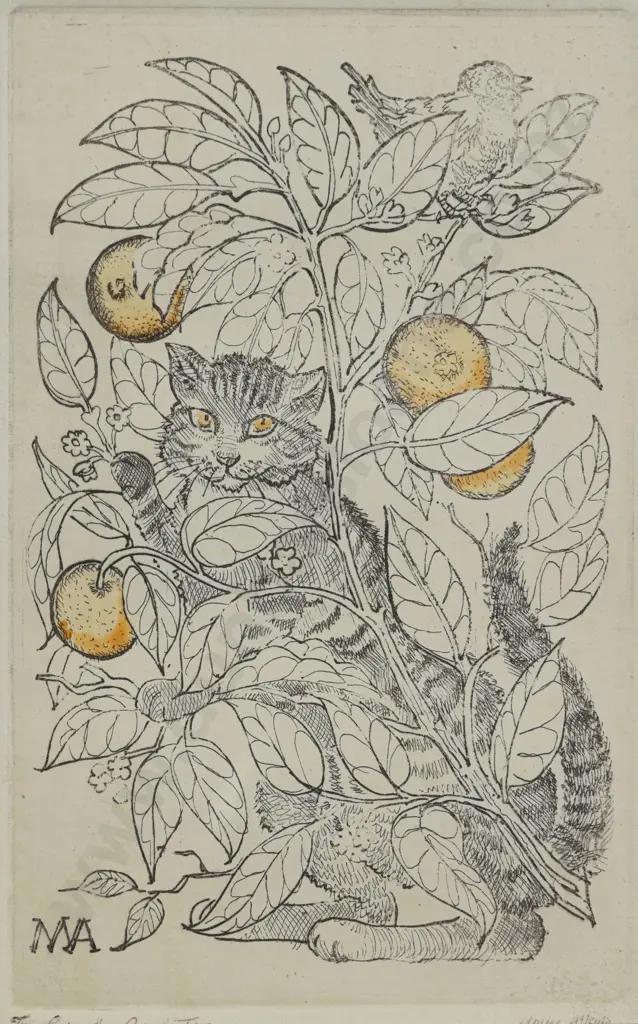 Eloise Atkins - The Cat in the Orange Tree Image 1++