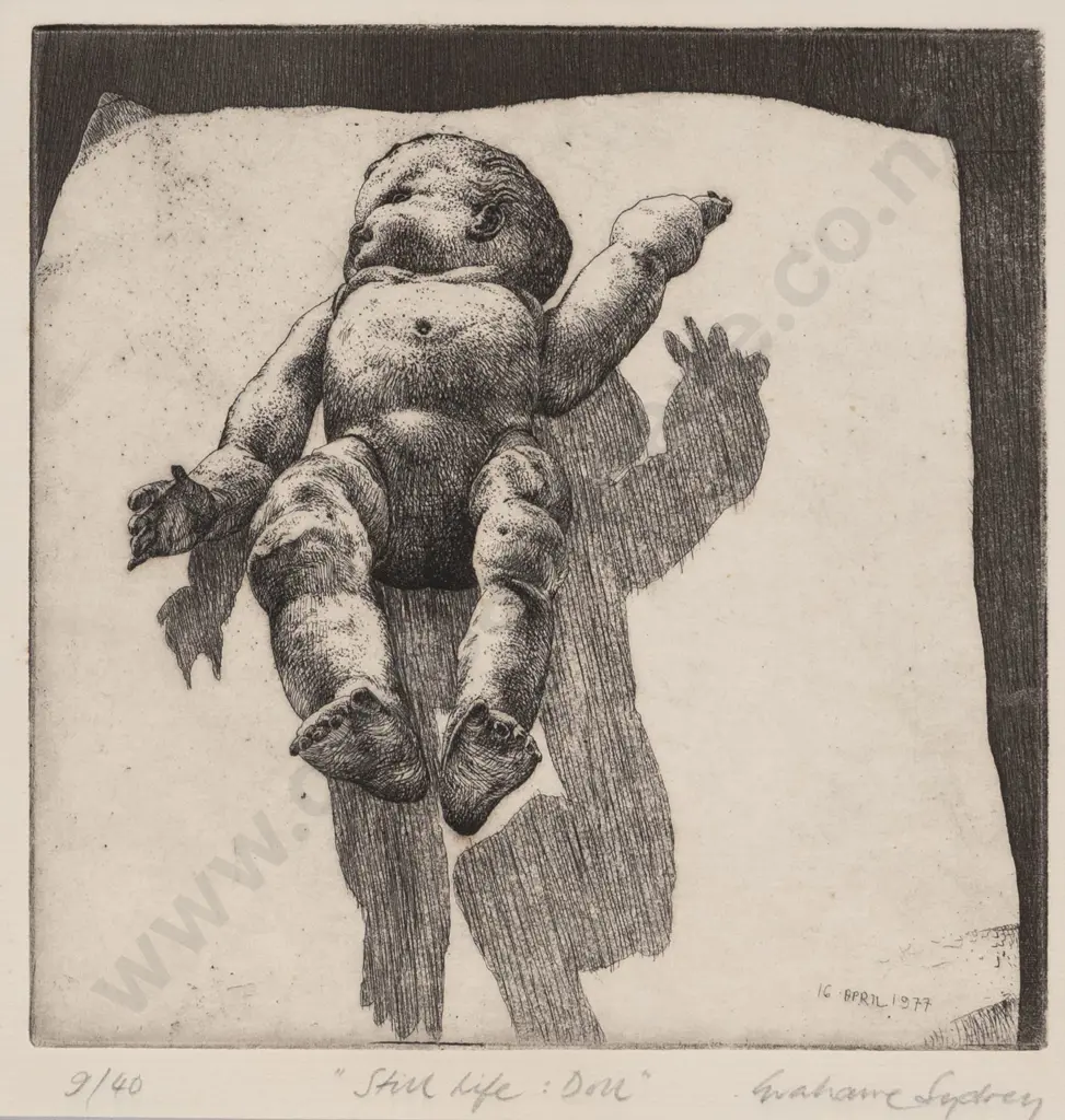 Grahame Sydney - Still Life : Doll Image 1++