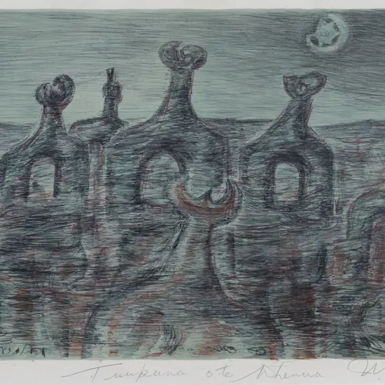 Selwyn Muru (b 1939) - Tuupuna O Te Whenua