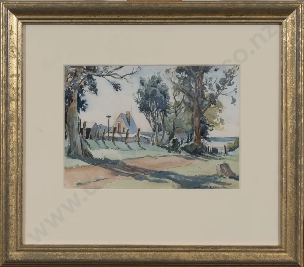 Arthur Hipwell (1894 - 1964) - Country Lane Image 1++