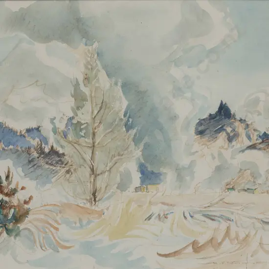 Reginald J Waghorn (1898 - 1987) - Landscape