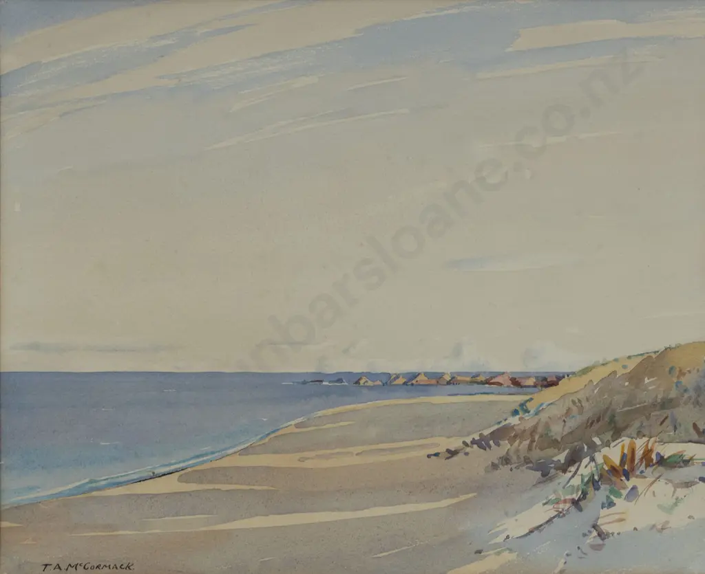 T A McCormack (1883 - 1973) - Seashore Image 1++