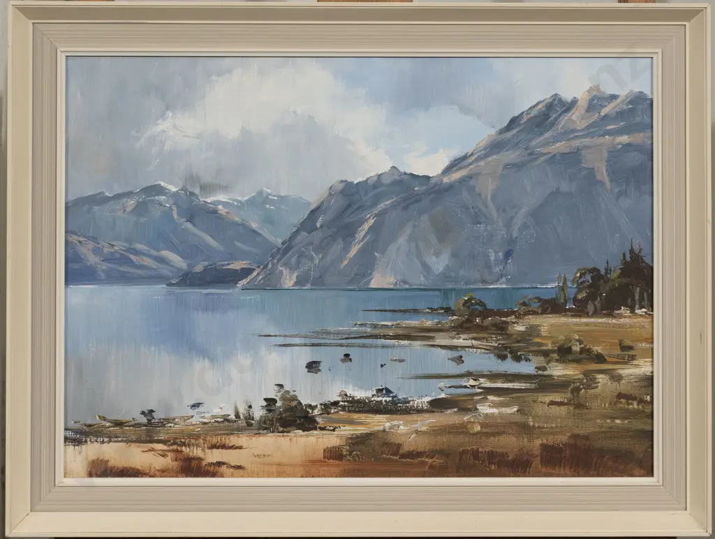 Aston Greathead (1921-2012) -Near Eely Point Lake Wanaka Image 1++