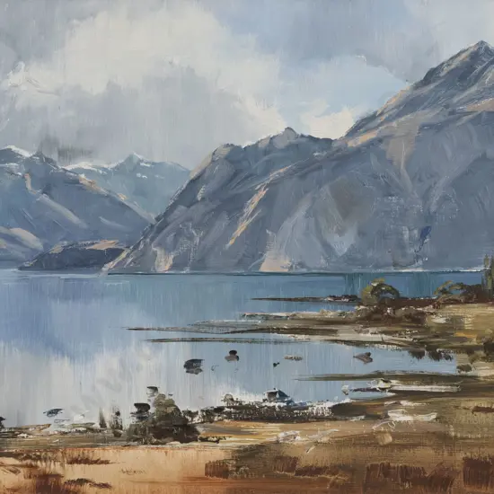 Aston Greathead (1921-2012) -Near Eely Point Lake Wanaka