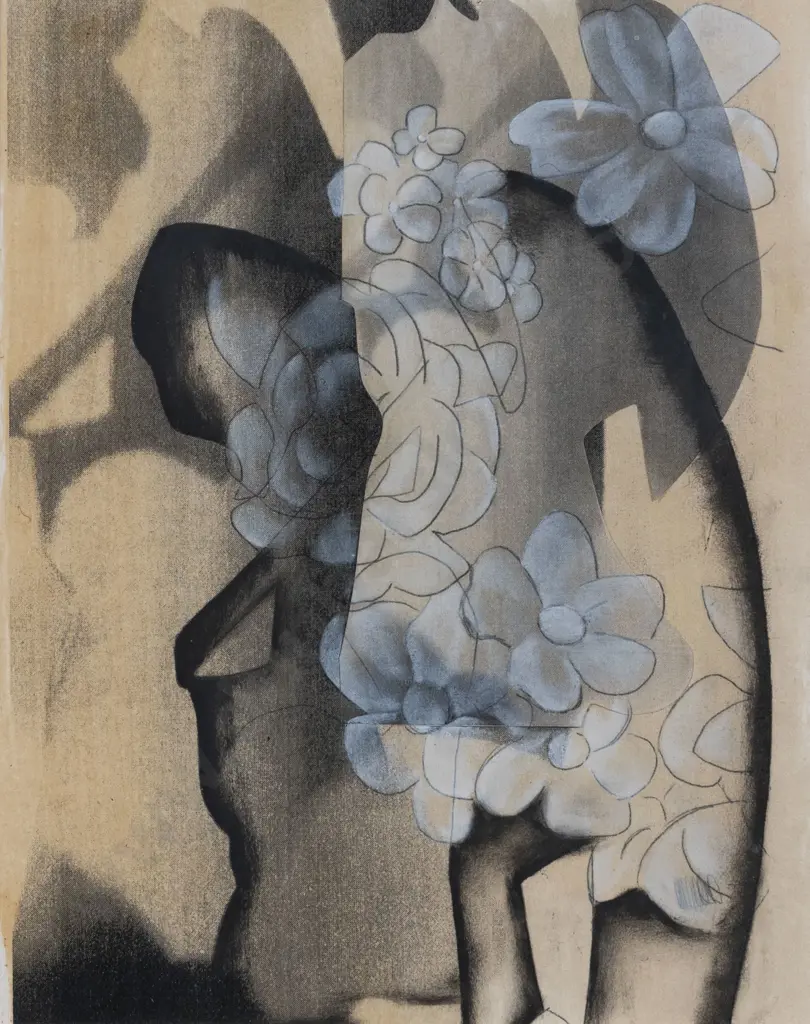 Unknown Artist - Floral Abstract Image 1++