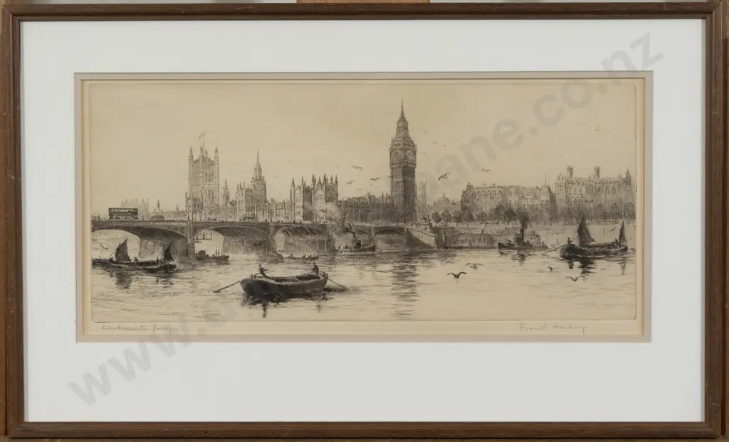 Frank Harding (British) - Westminster Bridge Image 1++
