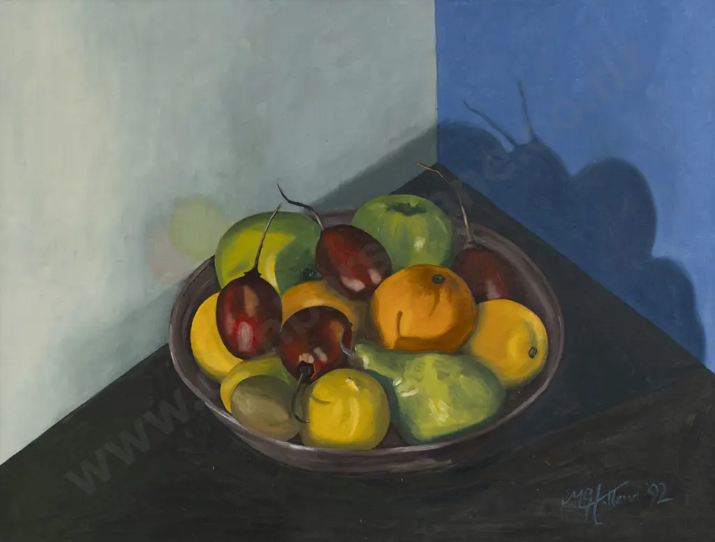 M G Holland - Still Life with Fruit Image 1++
