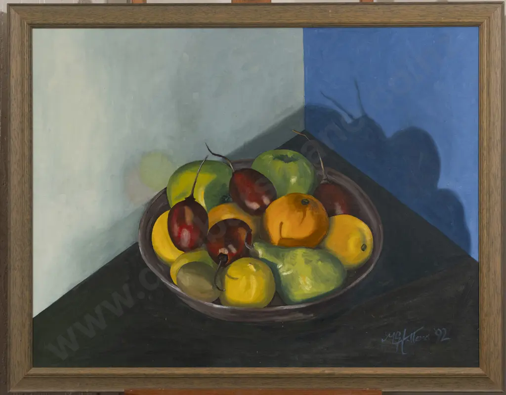 M G Holland - Still Life with Fruit Image 1++