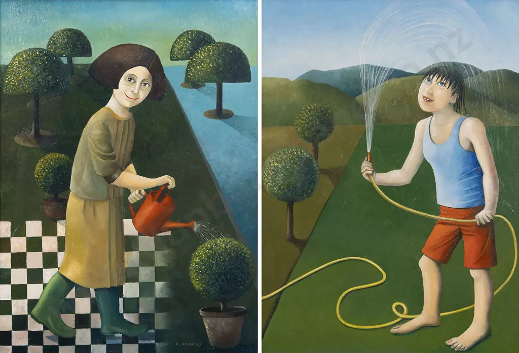 Claire Jennings - "The Garden" & "Cooling Off 1" (2) Image 1++